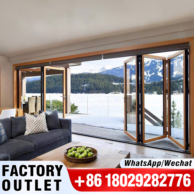 Porta giratória de alumínio interior OEM/ODM de última geração revestida de vidro Slim Frame Fullview Portas de batente