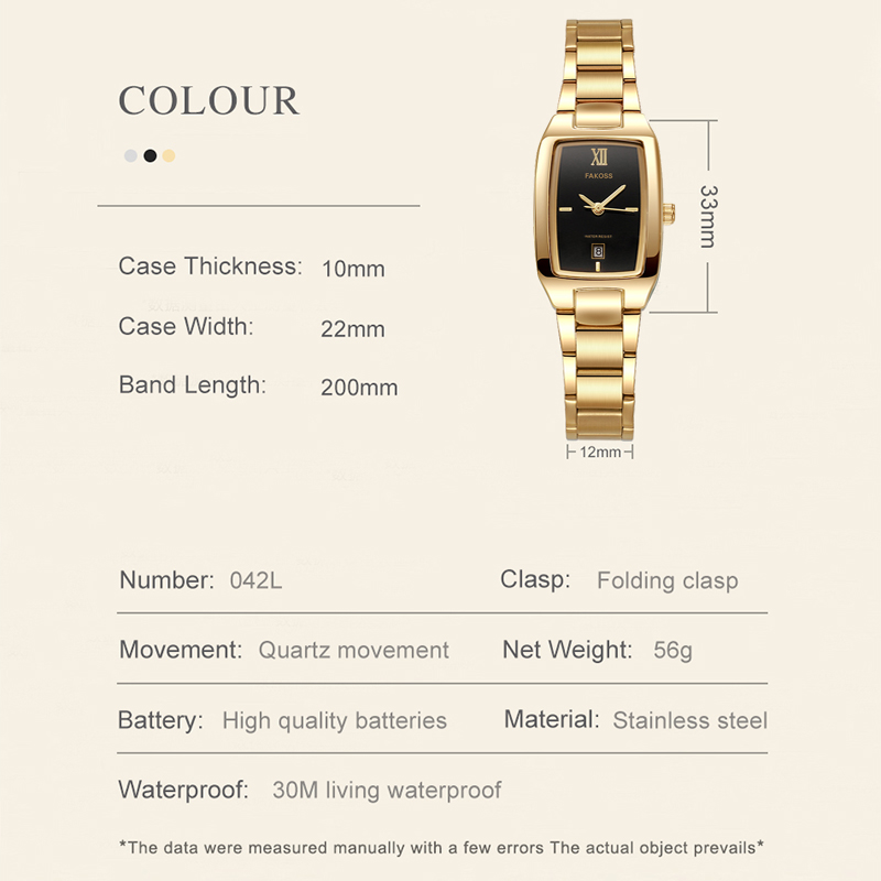 Wwoor elegante relógio feminino moda aço inoxidável à prova dwaterproof água senhoras quartzo relógio de pulso luxo pulseira relógios data reloj mujer