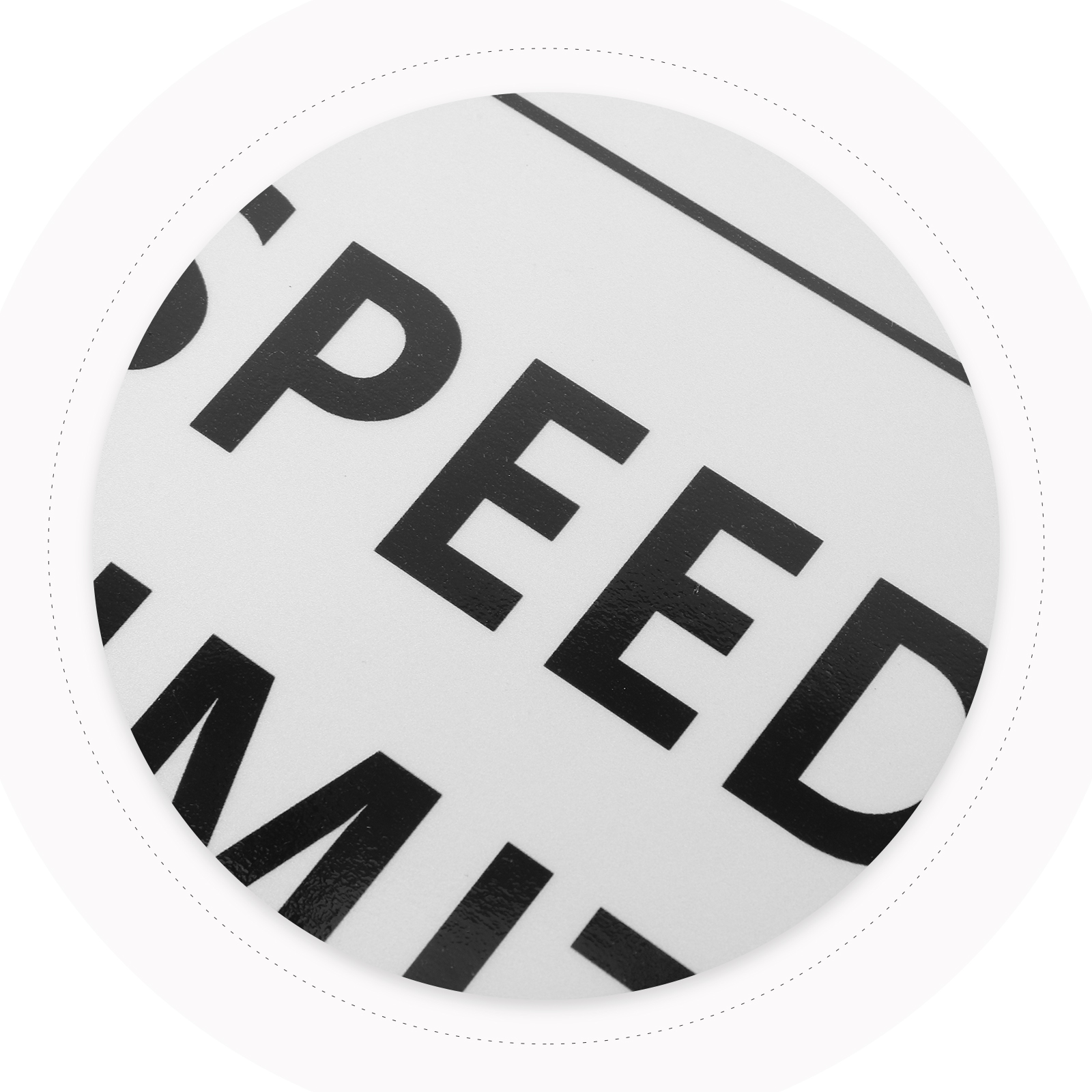 Metal Sign for Warning Caution Road Speed Limited Signs Symbol Safety Reflective