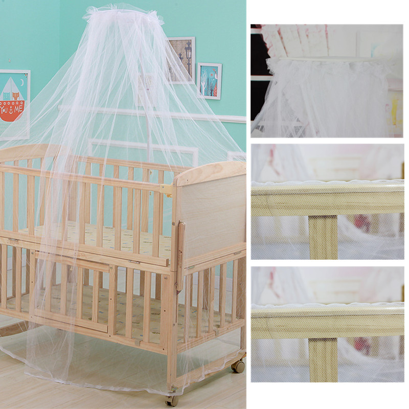 Verão bebê mosquito net malha cúpula quarto cortina redes recém-nascidos dobrável portátil dossel crianças cama fornecimento repelente tenda