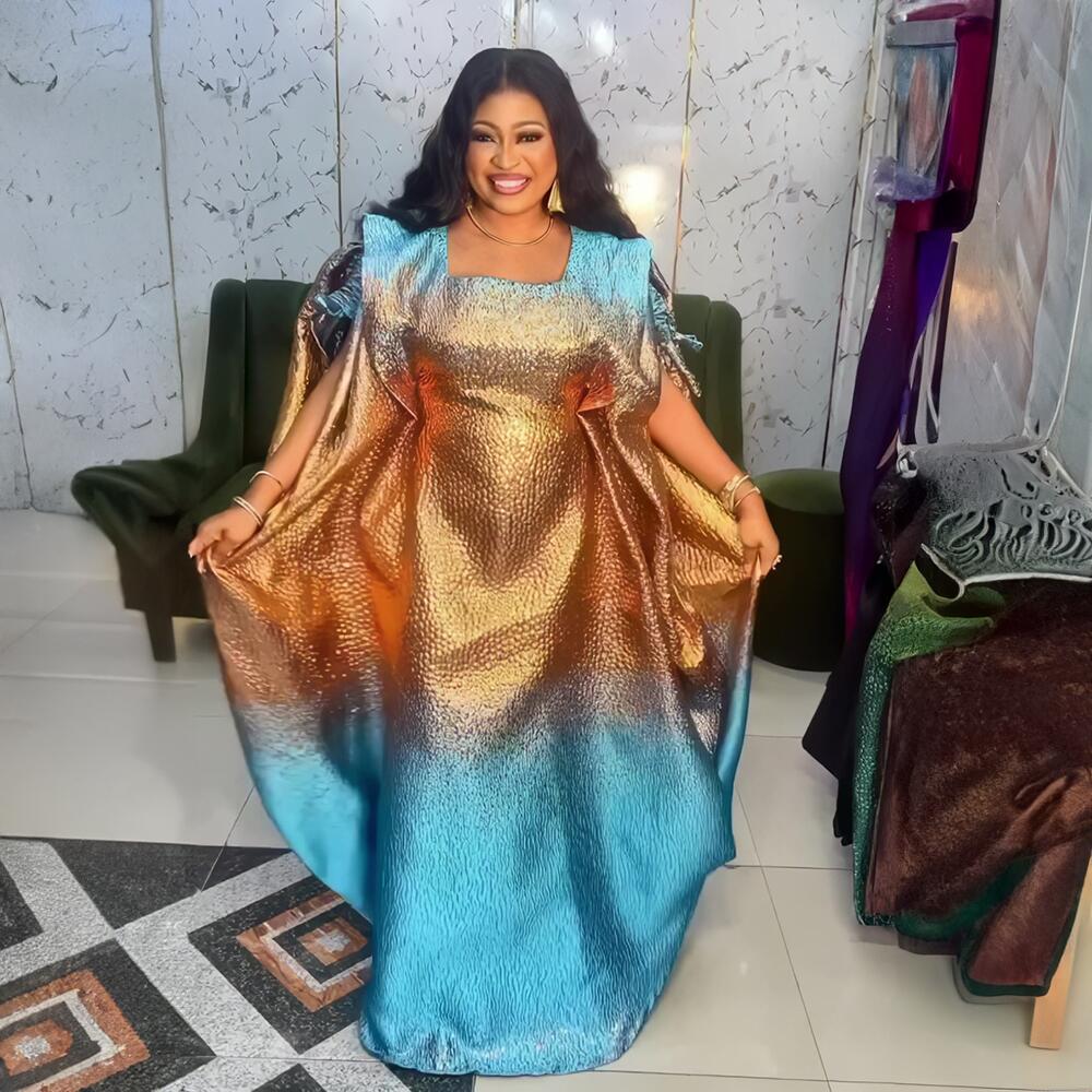 Vestidos de pavo de moda superior para mujer, vestidos africanos únicos elegantes de lujo para mujer, vestidos africanos de moda de lujo