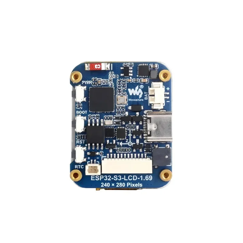 Waveshare ESP32-S3 1.69 inch IPS Touch LCD Display Development Board 240×280 ST7789V2 SPI Display Module for Arduino IDE/ESP-IDF
