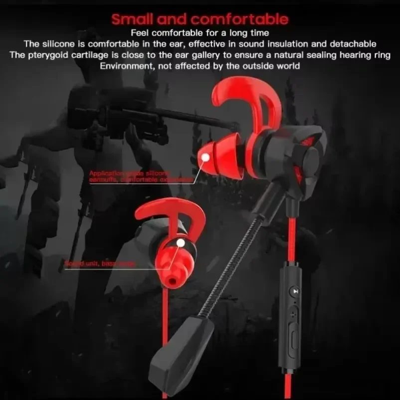 Auriculares para jugadores, auriculares con cable, auriculares para juegos con micrófono para Pubg PS4 CSGO, casco para teléfono, portátil, tableta, juego Universal