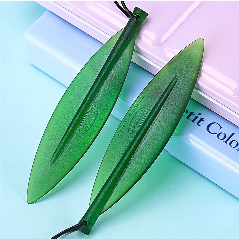 Willow leaf letter opener sword Letter Opener Watercolor Book Cutting Separating Tools Will not scratch paper Art Tool Kits