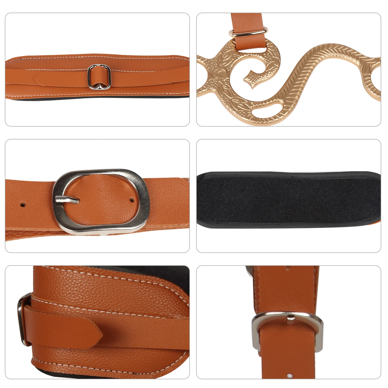 Hackamore แผ่นหนังม้าบริดเดิ้ลสีน้ำตาล, แผ่นรองจมูกปรับได้สไตล์อังกฤษสำหรับโซ่โค้งขี่ม้าอุปกรณ์ขี่ม้า