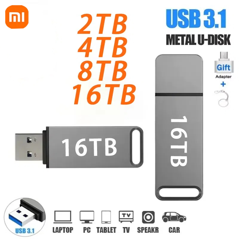 USB-флеш-накопитель Xiaomi, 4 ТБ, USB 3,2, 8 ТБ