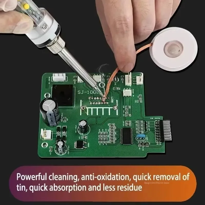1/5/10 stücke 1,5mm-3,5mm 1,5 M-3M Entlöten Geflecht Solder entferner Docht Draht Schweißen Zinn Sucker Kabel Blei Schnur Flussmittel Reparatur Werkzeug
