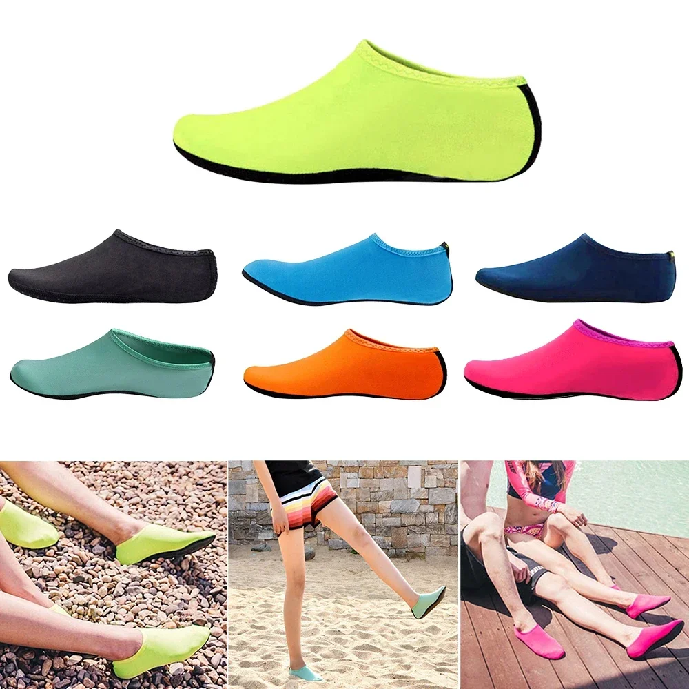 Unisex Wasser rutschfeste Sneaker Schuhe Schwimmen Tauchen Socken Sommer Aqua Strand Sandale Flacher Schuh Meer Socken Slipper für Männer Frauen