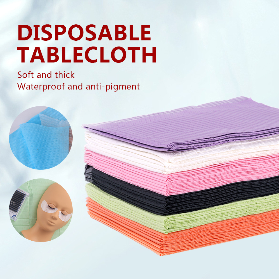 Almohadilla limpia desechable para tatuajes, cubiertas a prueba de agua, excelentes manteles de doble capa, accesorio para decoración de uñas, 10/20/50/100 Uds.