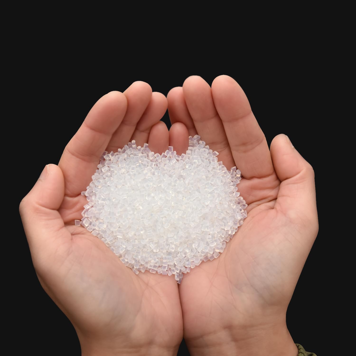 WŁOSKIE ziarno keratyny - 50 gramów/partia 50 g granulatu keratyny Kolor biały dla włosów typu I-tip/U-tip