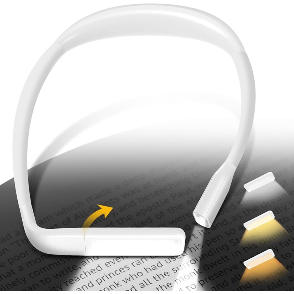 Lesen Hals Licht USB Aufladbare Buch Lesen Licht Weihnachten Geburtstag Geschenke Buch Lampe Tragbare Buch Licht Angeln Taschenlampe