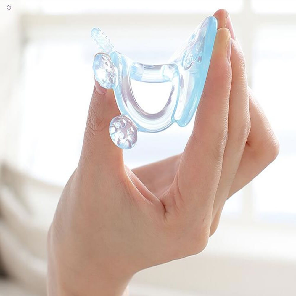 Molinillo de dientes de bebé, goma de dientes suave de silicona pura, juguetes para morder, para 3-24 meses