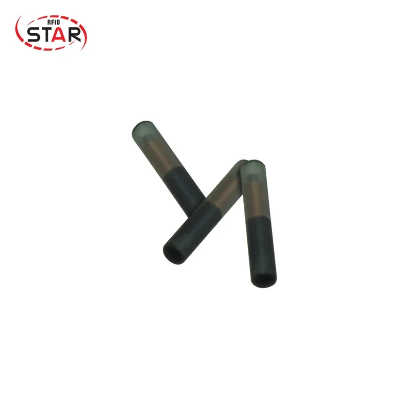 10 stks 13.56 mhz nfc huisdier microchip 2.12*12mm injecteerbare rfid capsule glas tag dier microchip met Goede chemische stabiliteit ICAR