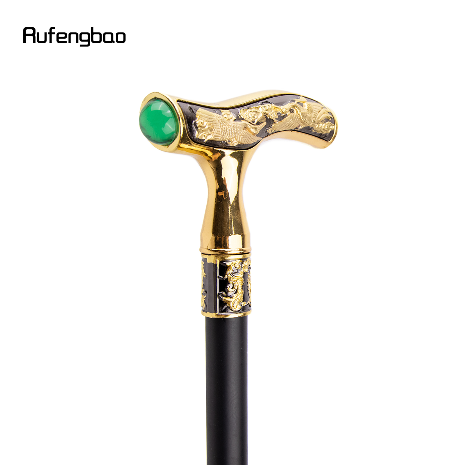 杖,緑の宝石,隠されたプレート,自己防衛,杖,コスプレ,93cm