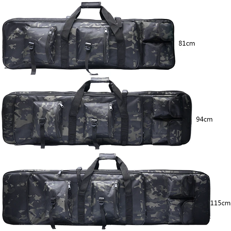 Mochila de tiro para deportes al aire libre para hombre, bolsa táctica para arma, accesorios de caza, funda para pistola de Rifle de francotirador Airsoft, bolsa Molle de nailon