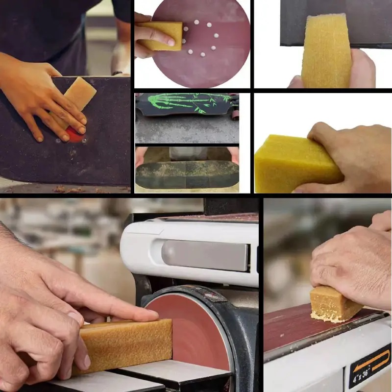 1Pc Cleaning Eraser Stick For Abrasive Sanding Belts Sanding Discs Rubber Cleaning Eraser For Sandpaper Rough Tape Skateboard