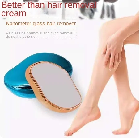 Depiladora para mujer, eliminador de nanocristal, herramienta Manual exfoliante, instrumento de eliminación Nano para el hogar, depiladora, molinillo de pelo de vidrio