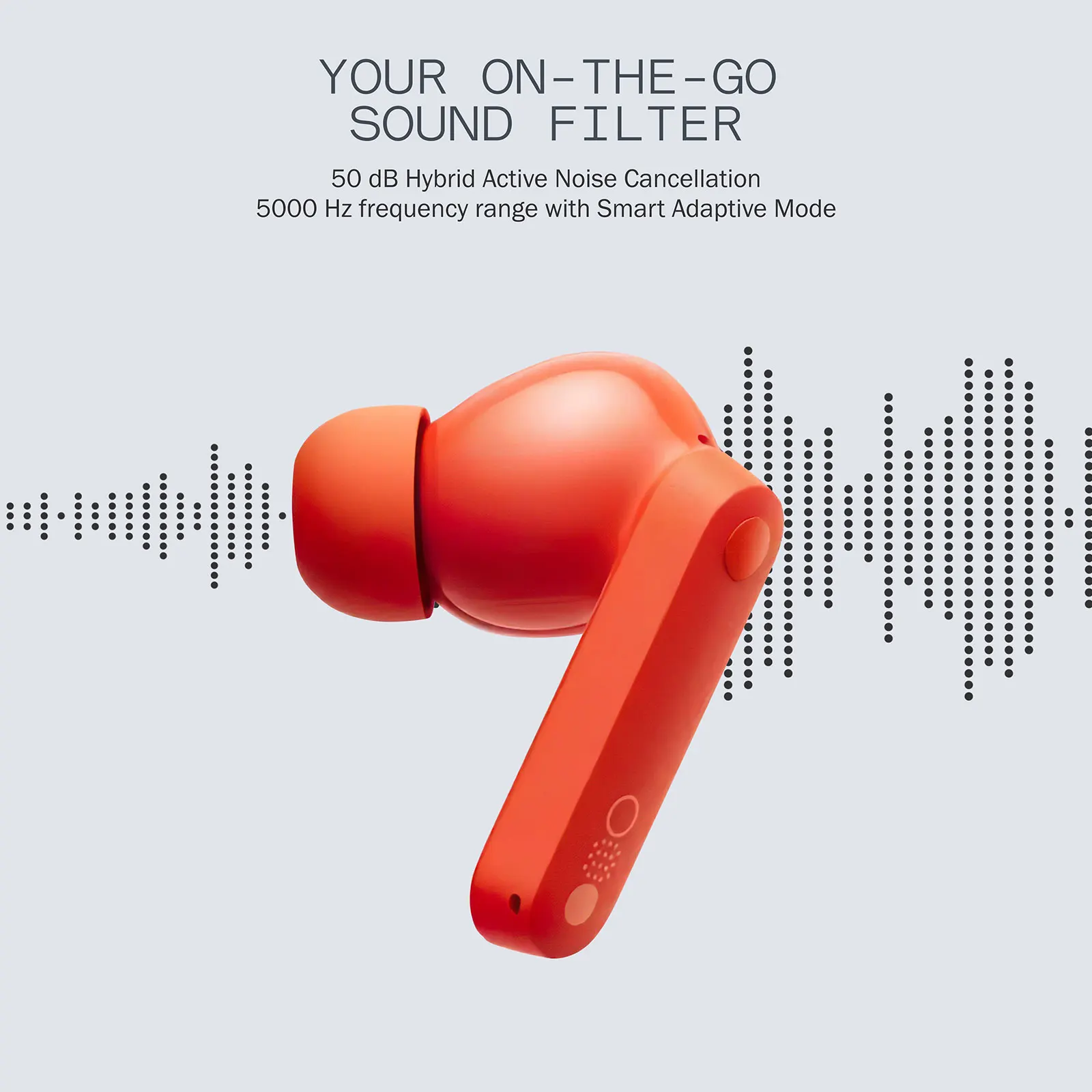Drahtloser Bluetooth-Kopfhörer CMF von Nothing Buds Pro 2 mit 50 dB Hybrid Active Noise Cancellation 6 HD MICS IP55 Bluetooth 5.3