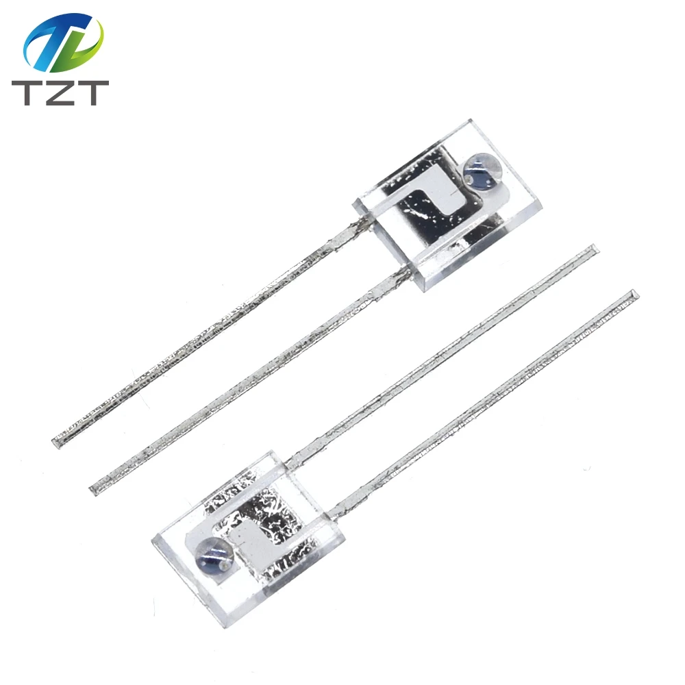 TZT 10pcs PT908-7C-R Infrared Receiving Tube Square Side Photosensitive Receiving