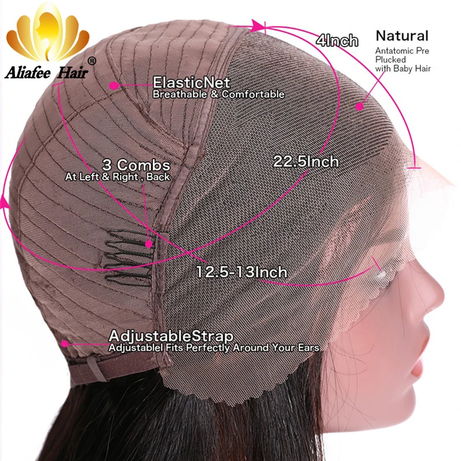 Parrucca frontale in pizzo 13X4 con densità del 180% trasparente di colore biondo cenere Parrucca per capelli umani con caschetto corto biondo per donna