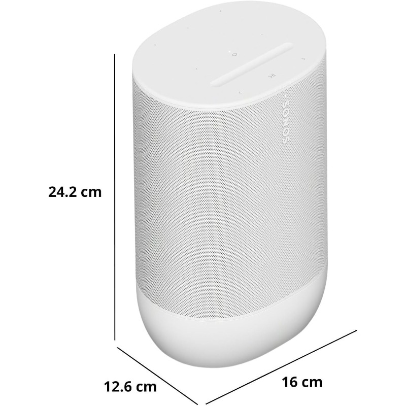 Move 2 - White - Wireless Portable Bluetooth Speaker