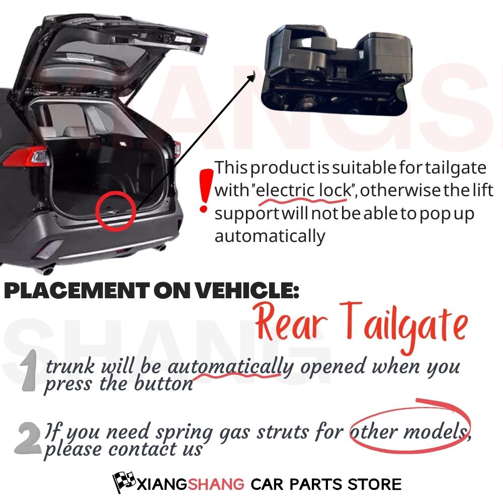 2pcs Rear Tailgate Damper for Audi A3/S3/RS3 Sportback (8V) 5-door Hatchback 2012-2020 WITH SPRING Trunk Boot Gas Lift support