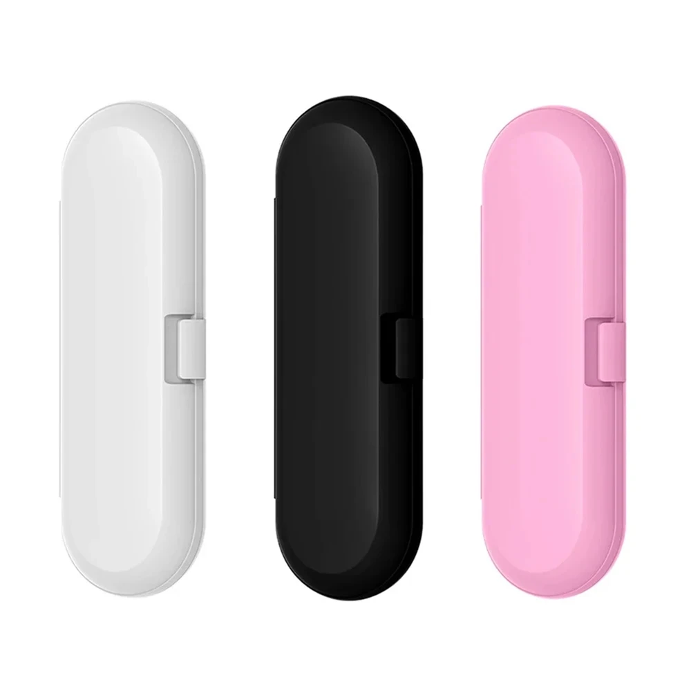 Estuche para cepillos de dientes eléctricos, estuche de almacenamiento portátil para cepillos de dientes, cubierta protectora de viaje a prueba de polvo, herramientas de almacenamiento de diseño a presión