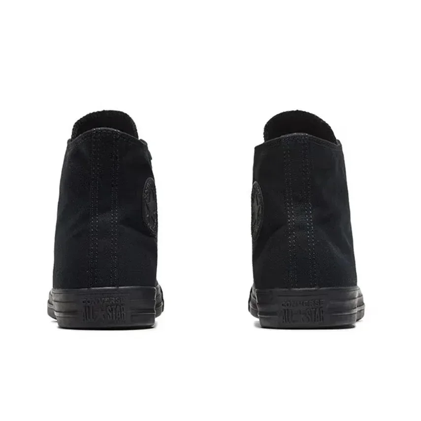 Converse Chuck Taylor All Star Men and Women Skateboarding Shoes High-top Outdoor Lightweight Vintage Sneaker Black