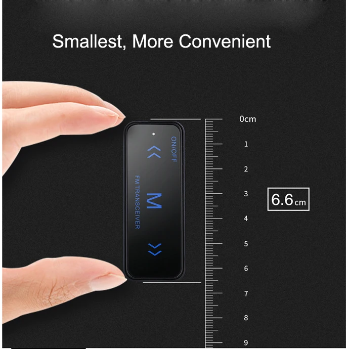Mini Walkie Talkie 400-470MHz 2-Way วิทยุ 3W Transceiver หูฟังชุดหูฟัง Earmuff USB Powered 1.86-0.62 ไมล์ใหม่