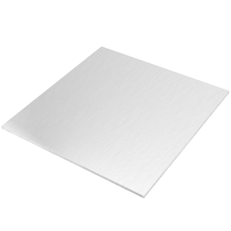 1 pz Spessore Piastra In Alluminio 0.3mm-10mm Piastra Quadrata In Lega di Alluminio Piastra Lucida Copriletto 100x100mm/150x150mm/200x200mm