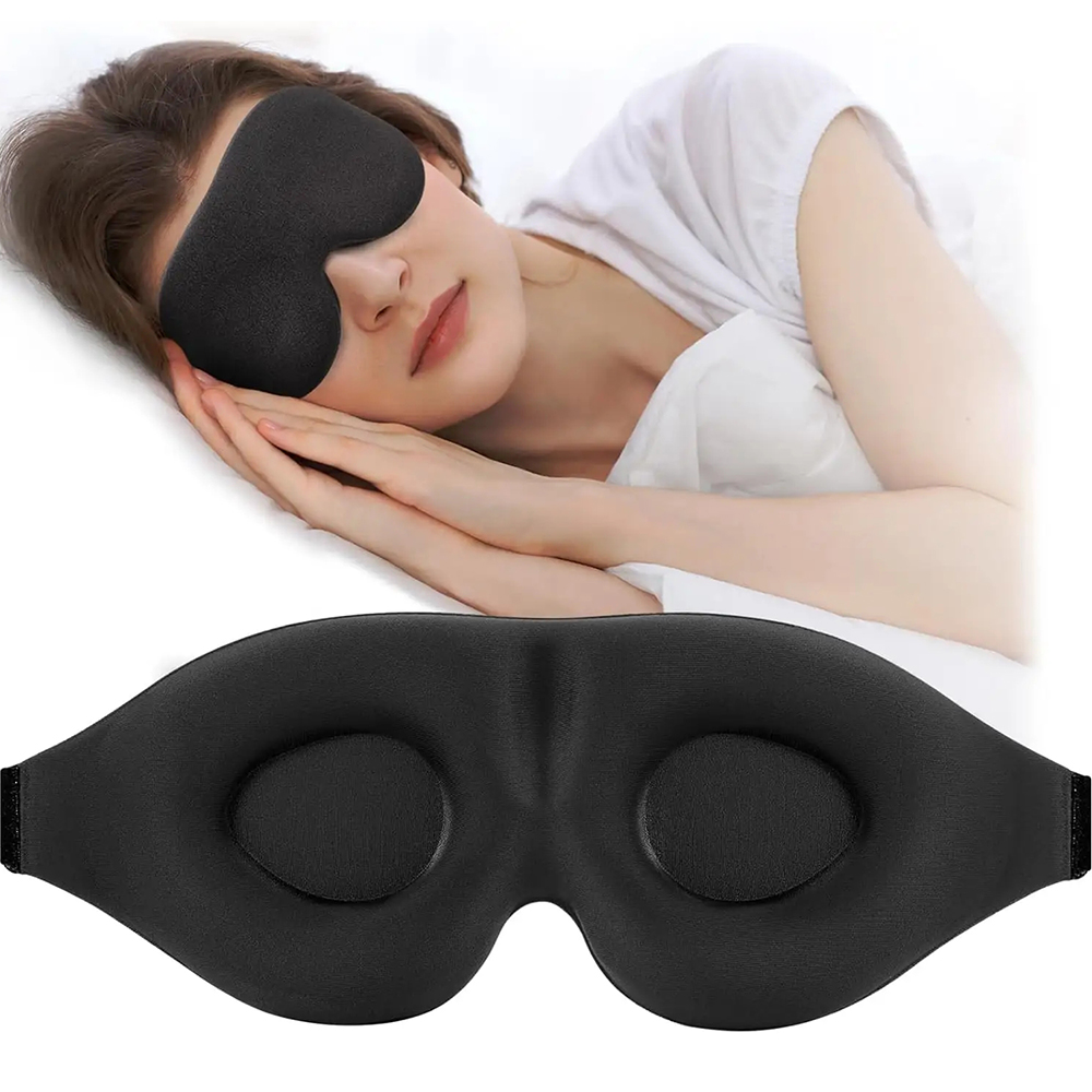 3D Sleeping Mask Block Out Light Sleep Mask For Eyes Soft Sleeping Aid Eye Mask for Travel Eyeshade Night Breathable Slaapmasker