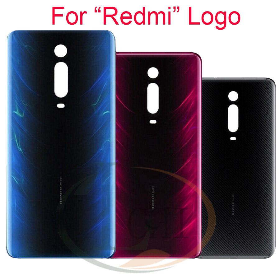 ฝาครอบกระจกด้านหลัง ForXaiomi 9T 9T Pro ฝาหลังแบตเตอรี่เปลี่ยนด้านหลังแผงประตูสําหรับ Redmi K20 K20 Pro แบตเตอรี่