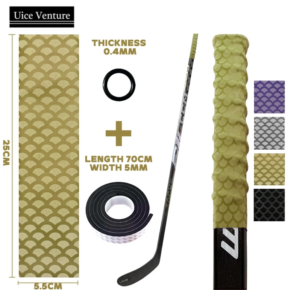 Eishockey Stick Band Wärmeschrumpfende Hülse Verdickt 0,4mm Hockey Grip Band Für Tennis Angeln Badminton Sport Stick Grip