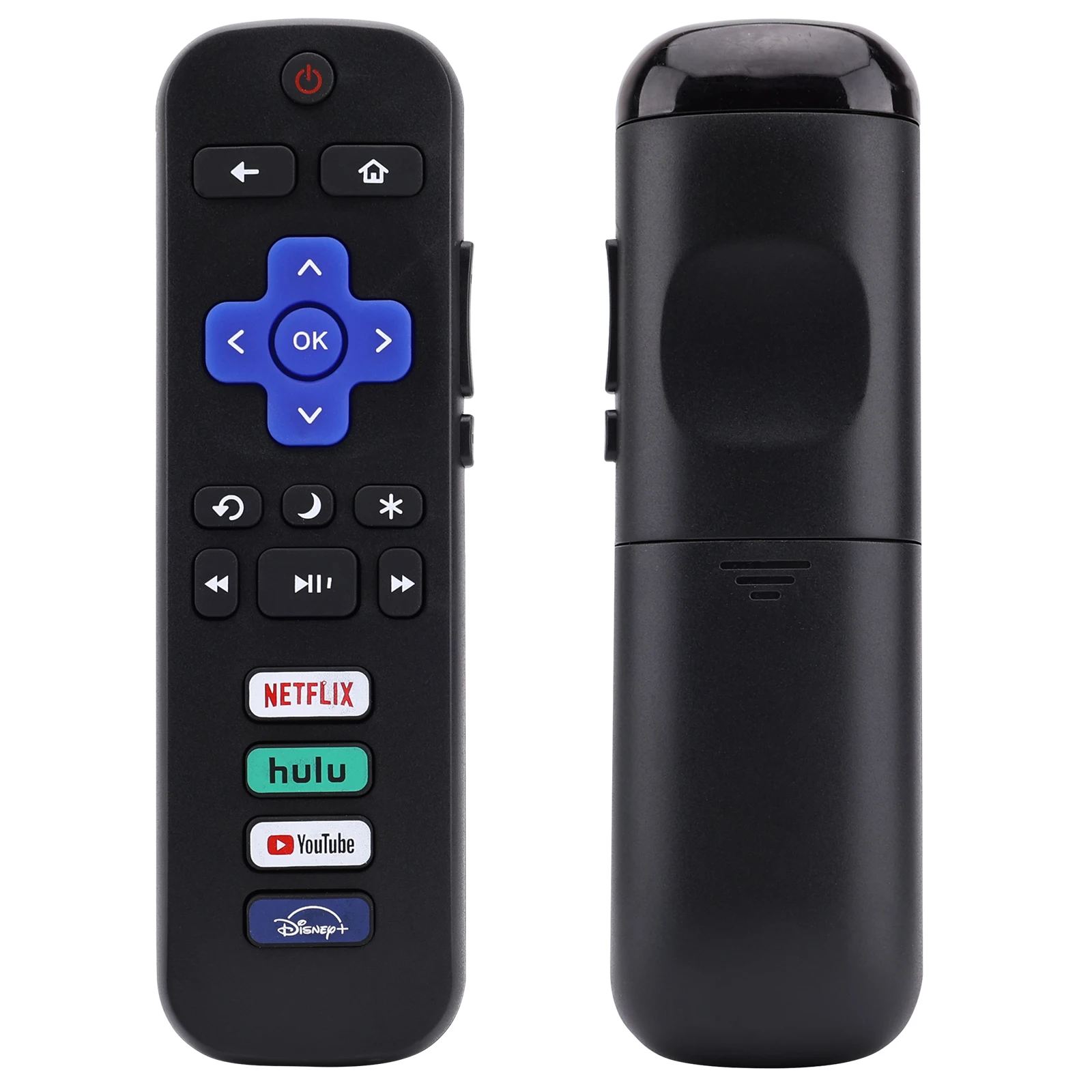 Roku-TV-Ersatzfernbedienung für TCL Roku/Hisense Roku/Onn Roku/Philips Roku Smart TV (nicht für Roku Stick und Box)
