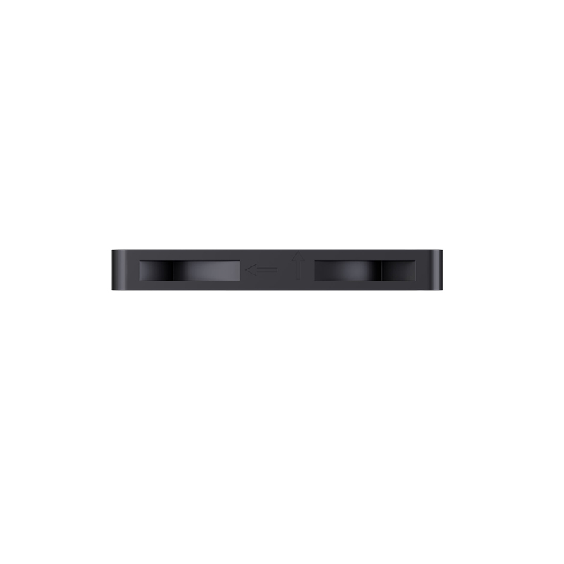 TEUCER UT-8010 Slim 80 มม.พัดลม 800-3000RPM อุณหภูมิอัจฉริยะควบคุม 8 ซม.ความหนา 10 มม.พัดลมระบายความร้อนสีดํา