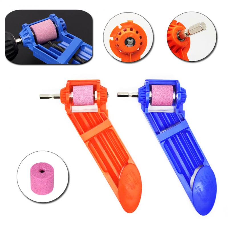 2.0-12.5mm Portable Drill Bit Sharpener 1 Set Corundum Grinding Wheel Bit Tool Twist Drill Bit Sharpening Machine