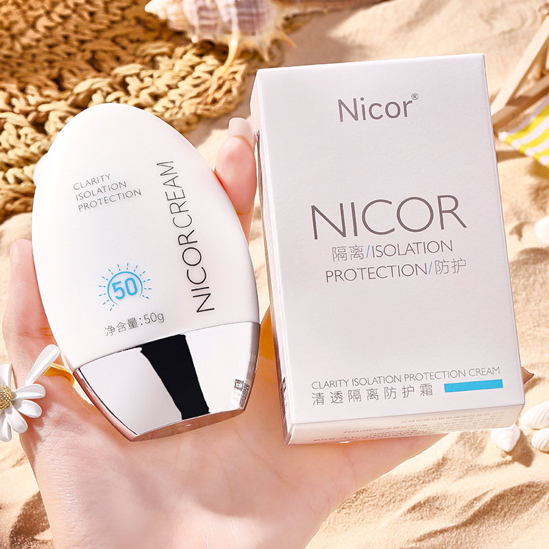 Sunscreen 50ml cream Nicor protective cream high magnification sun isolation