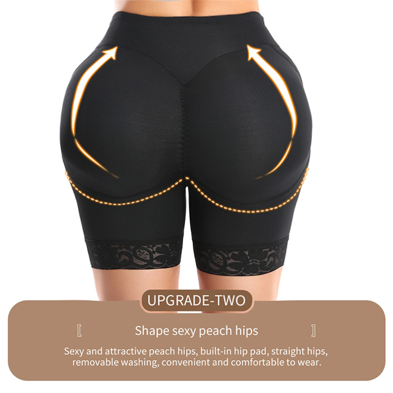 엉덩이 기중 장치 Shapewear 반바지 여성 가짜 부티 엉덩이 향상제 바디 셰이퍼 허리 트레이너 배꼽 컨트롤 팬티 바디 Shapewear Fajas