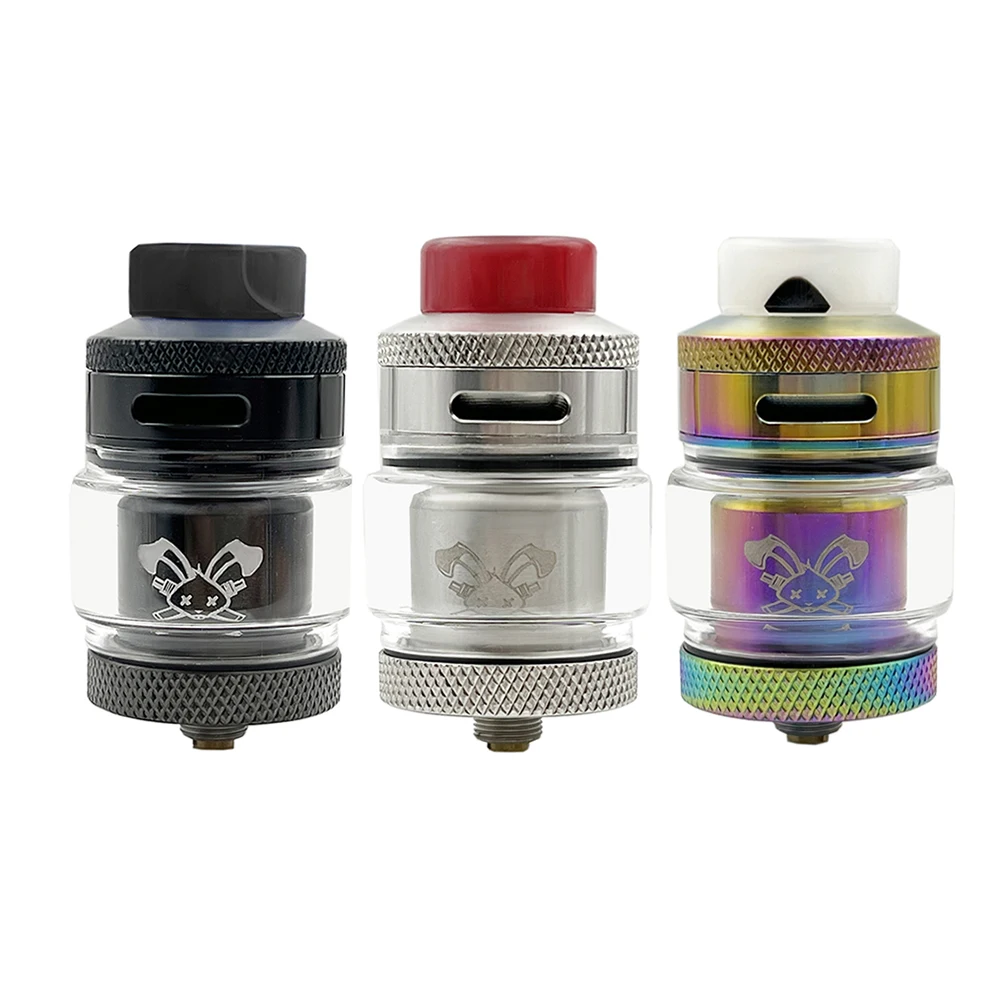 Vmiss Dead Rabbit RTA Tankzerstäuber 25 mm RTA 2 ml/4,5 ml Single Coil Dual Coils Wiederaufbaubar ZEUS X RTA