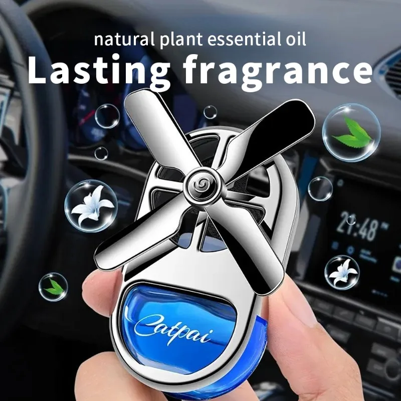 Auto Aromatherapie Lufterfrischer Rotierenden Propeller Vent Duft Aromatherapie Kreative Mini Parfüm Dekoration Zubehör Neue