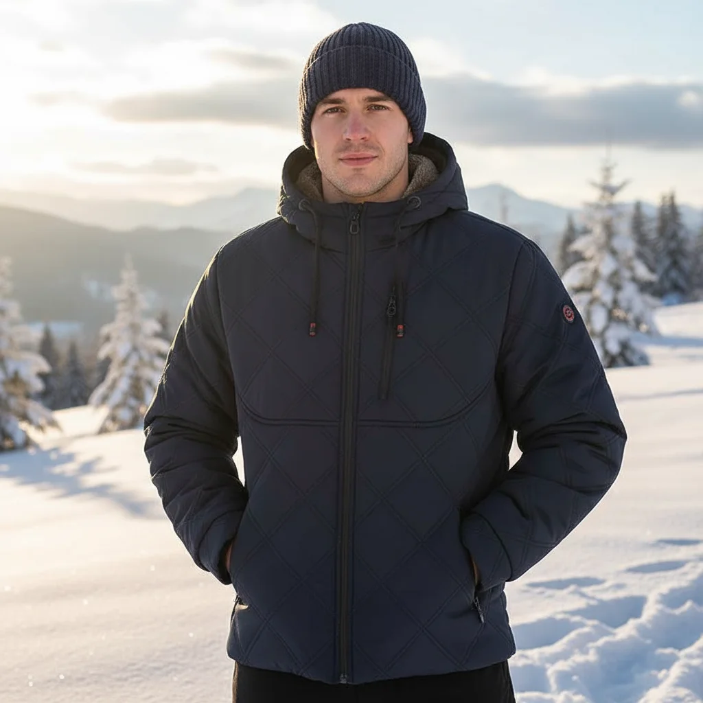 Inverno masculino velo quente para baixo parkas moda masculina algodão grosso acolchoado casacos masculino blusão térmico com capuz casacos roupas