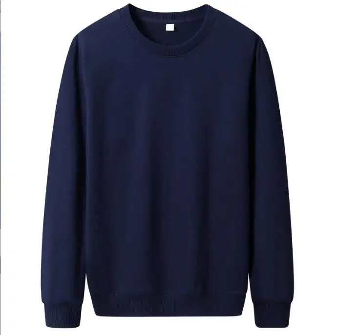 Sudadera con capucha informal para hombre, sudadera de Color sólido, moda de invierno y otoño, sudaderas informales, jersey de lana, ropa de calle