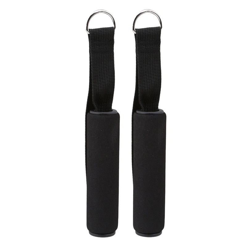 2PCS Pull Seil Grip Fitness Zubehör Übung Band Griff Rally Griff für Yoga Hängematte Griff Widerstand Bands Schaum Griff