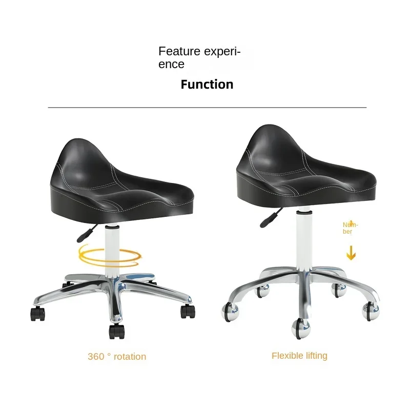 Silla de barbero de belleza, taburete de salón de belleza profesional, cocina, sala de Estar, comedor, sillas de rotación, taburetes de maquillaje, muebles