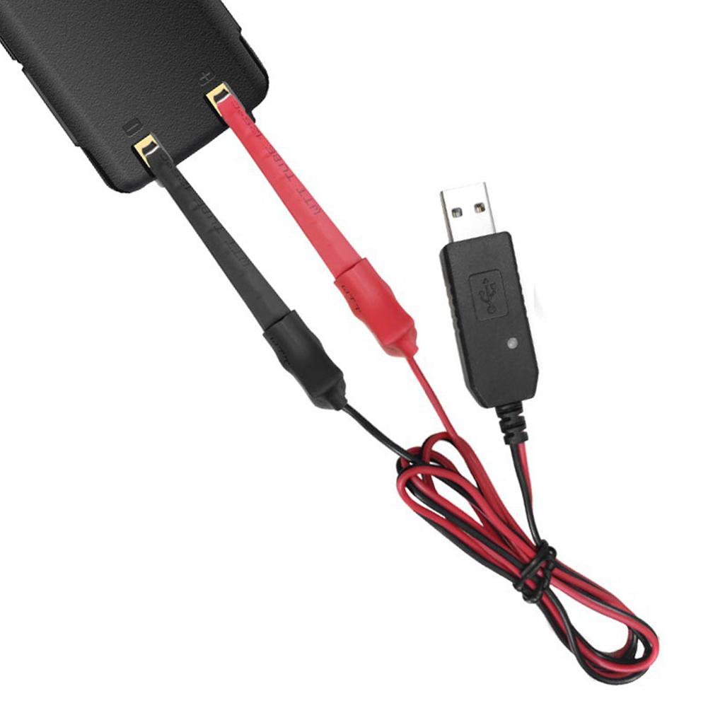 Intercom Walkie Talkie USB Power Supply Charger Cable Universal 4.2V-8.4V Charging Connector Clip Charging Device Accessories