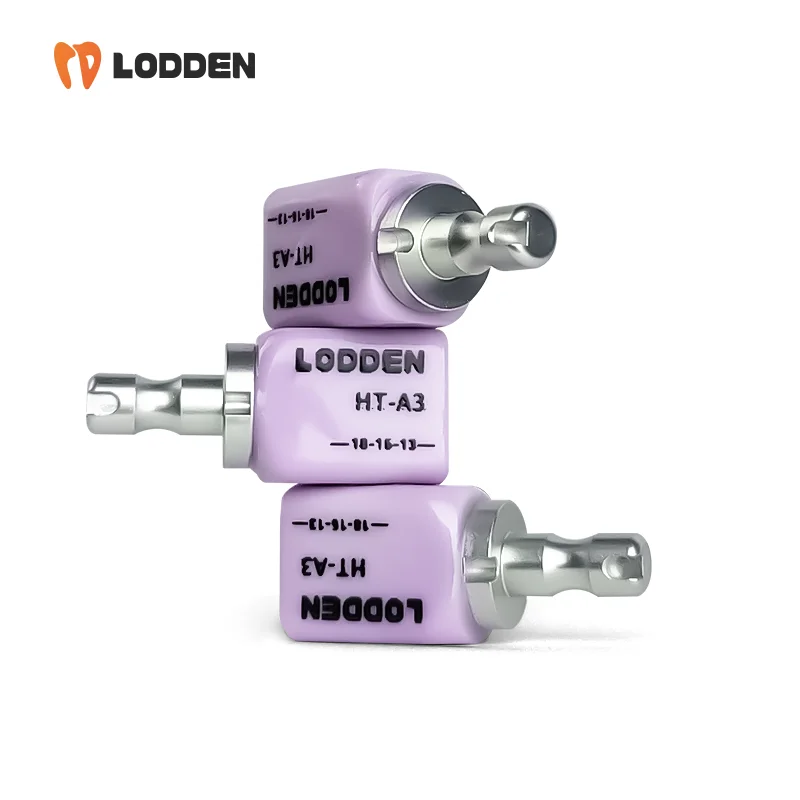 10Pcs Lodden Lithium Disilicate Blocks C14 Dental Glass Ceramic Cubes LT/MT/MO/HT for CAD CAM Sirona Cerec Milling System