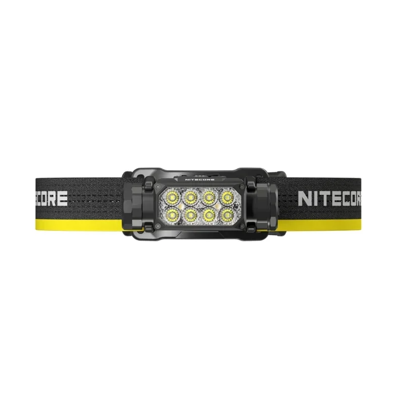 Linterna frontal NITECORE HC65 UHE de 2000 lúmenes USB-C recargable con blanco, rojo y luces de lectura que incluyen batería