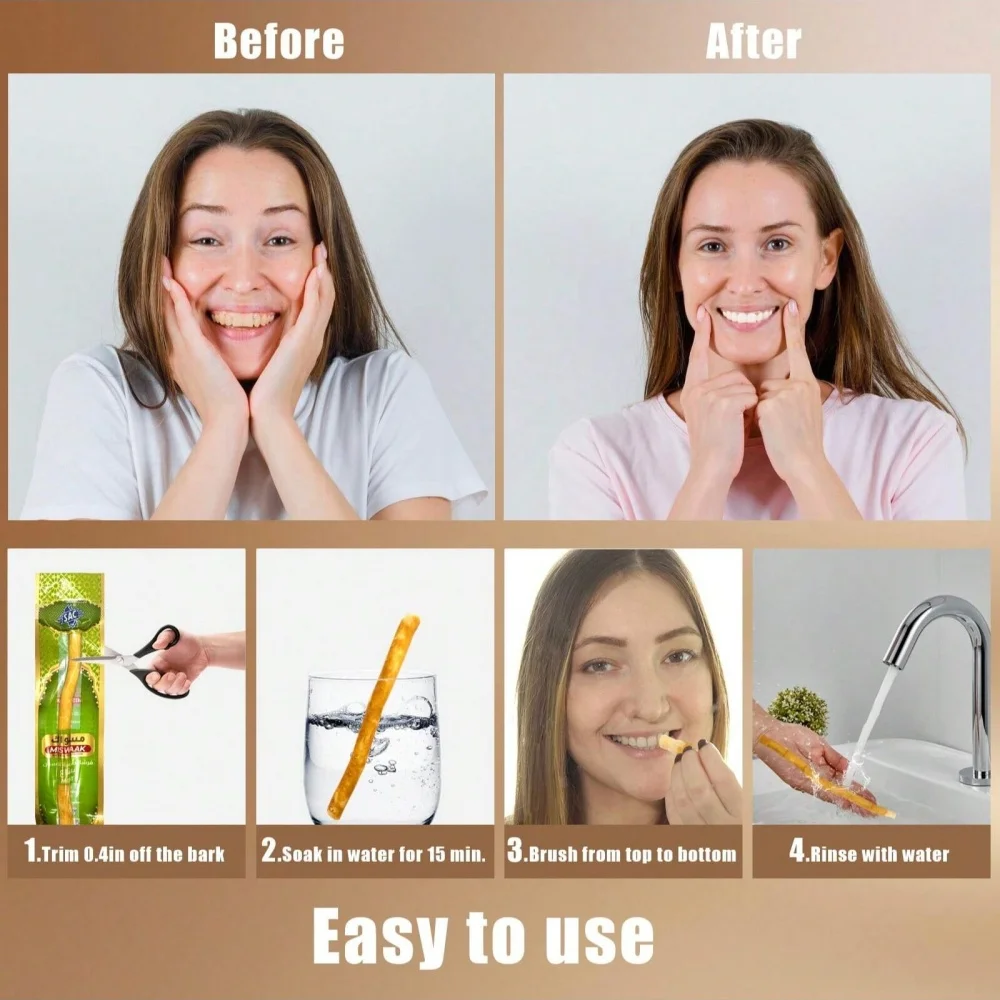 특별 지점 라일락 맛 Miswak 칫솔 진공 밀봉 전통 칫솔 스틱 좋은 잇몸 치아 신선한 호흡 Gi
