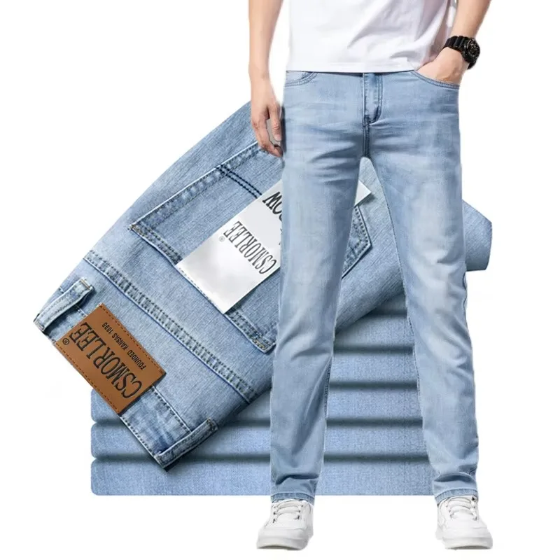 2025 marke Jeans Sommer Stil Utr Dünne Licht männer Jeans Mode Männlichen Casual Denim männer Jeans Dünne Großhandel jeans