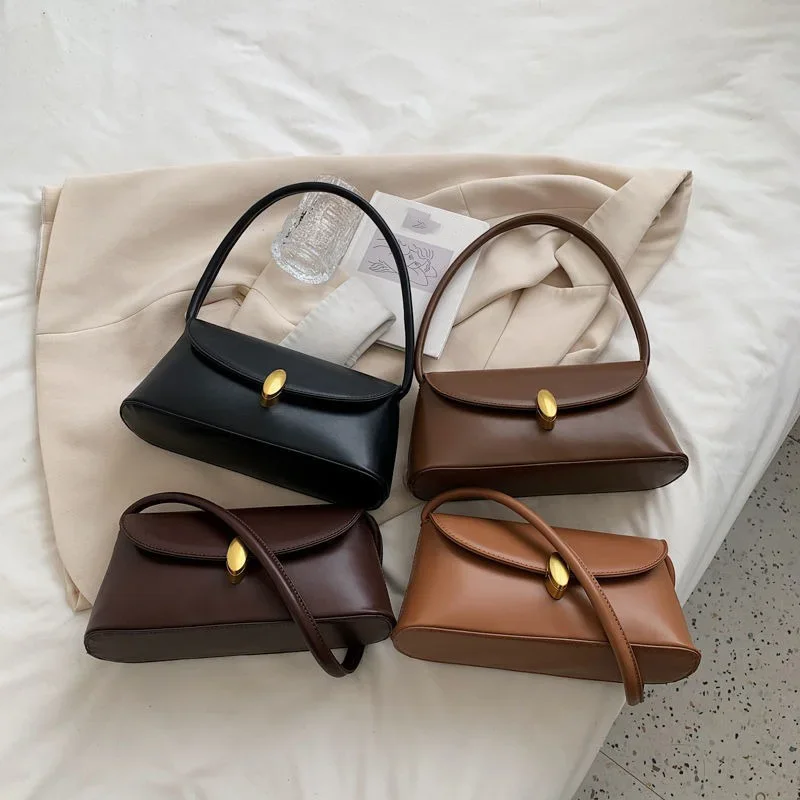 ใหม่ SAVETTE Symmetry 27 Pochette Tote กระเป๋าผู้หญิงแฟชั่นกระเป๋าสีทึบคุณภาพสูงกระเป๋าถือกระเป๋า